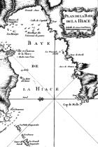 Plan d'Ajaccio en 1764