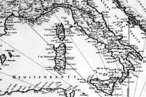 Carte Méditerranée 1764