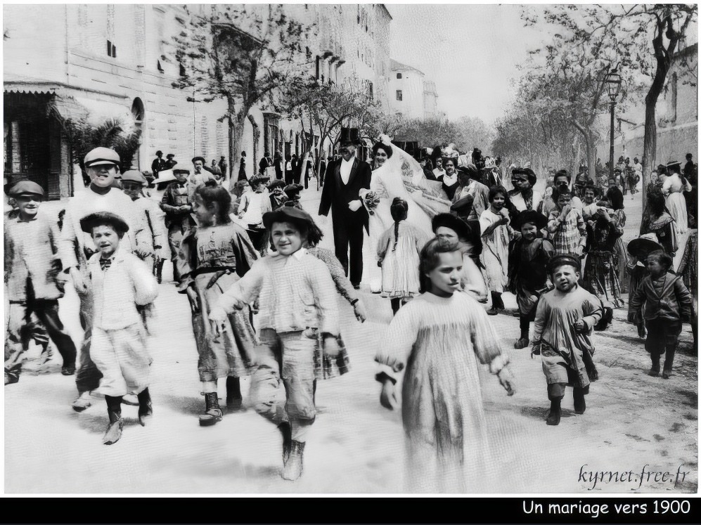 Mariage en 1900